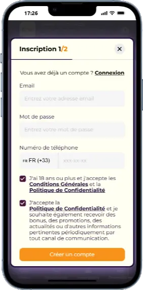 Créez votre compte