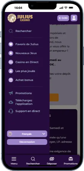 Consultez le menu